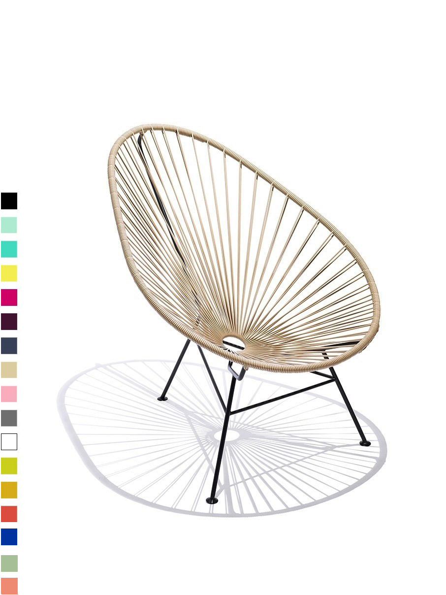 Original Acapulco Chair von VIVA MEXICO CHAIR in der Farbe beige