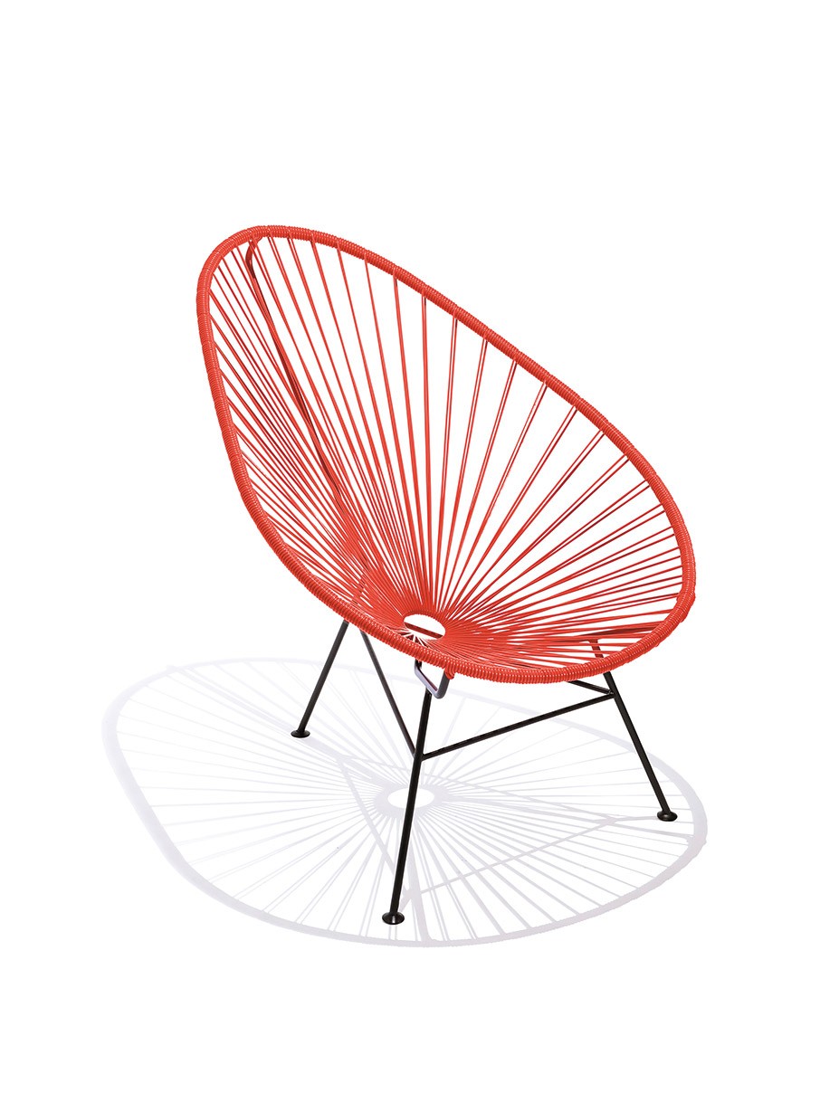 Original Acapulco Chair in der Farbe koralle