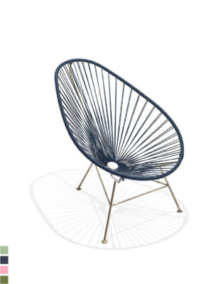 Der Original Acapulco Chair von VIVA MEXICO CHAIR in der Sonderedition Messing - in 4 Farben