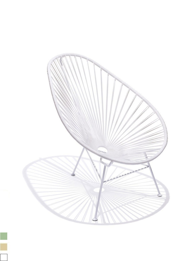 Original Acapulco Chair „weißes Gestell″ in 3 Farben
