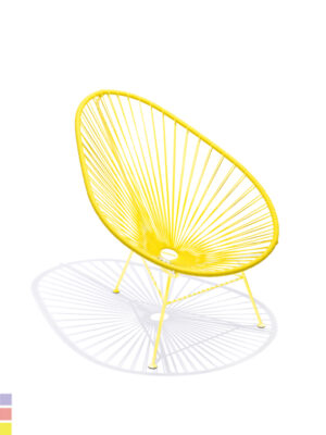 VIVA MEXICO CHAIR® in der Farbe Flamingo Zitrone Flieder - Monochrom