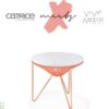 VIVA MEXICO CHAIR® Beistelltisch in der Farbe Beige - Weiss Kooperation Catrice